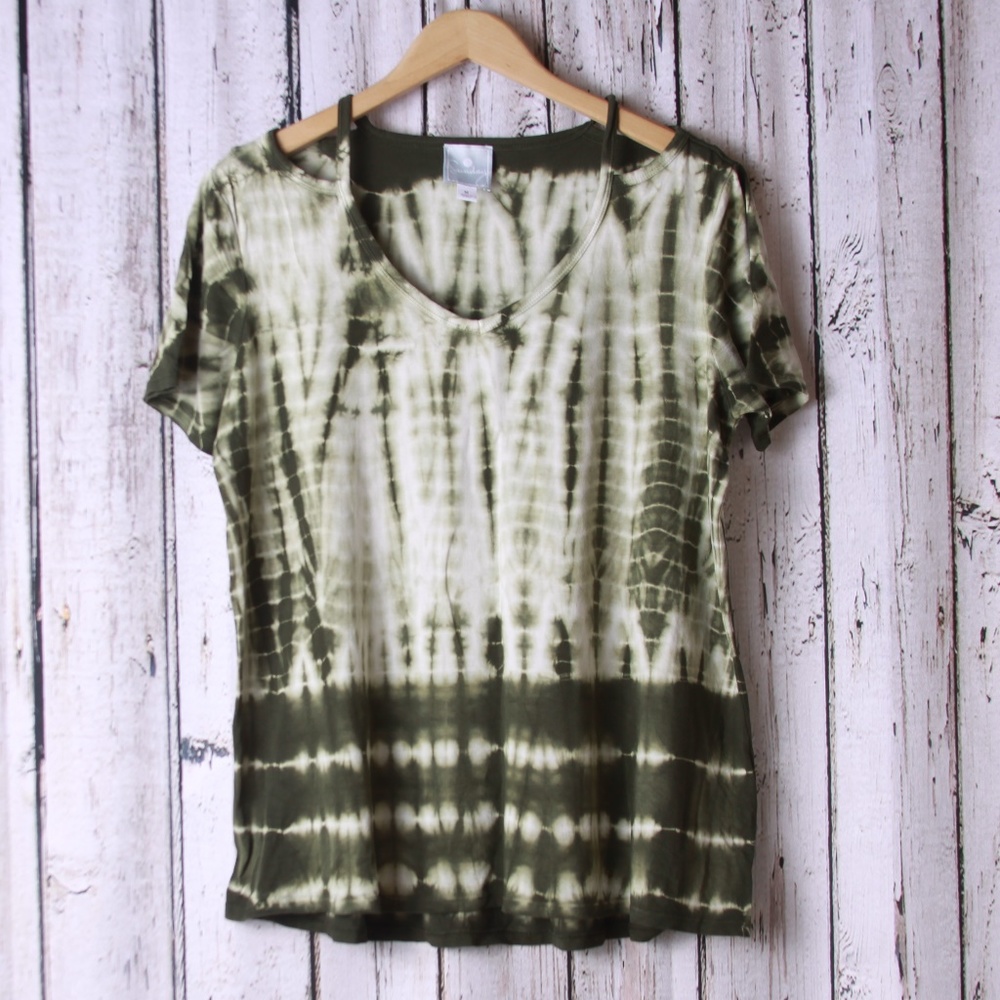 Chrisopher & Banks Sunday Tie Dye Top
